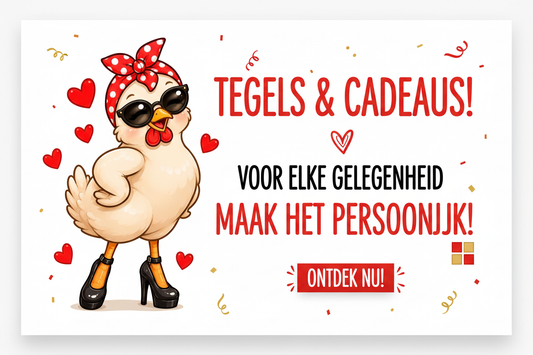 Jouw verhaal op een tegeltje — nu ook gepersonaliseerd!